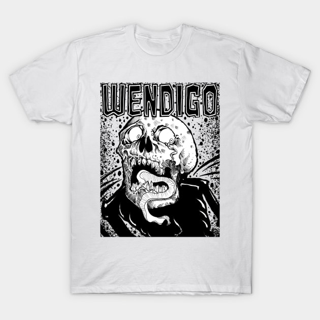 Wendigo Attacks T-Shirt by paintchips